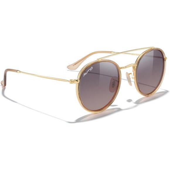 Retro Round Polarized Sunglasses - Unisex Double Bridge Sun Glasses main image 5